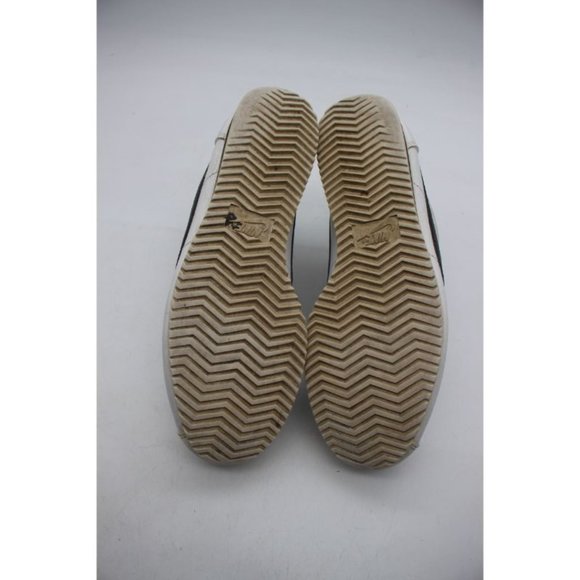 Nike Classic Cortez Women's Sz 7.5 White Black Leather Running Shoes 807471-101 - Picture 8 of 12